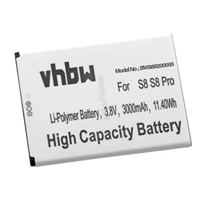 Abbildung von vhbw Akku kompatibel mit Ulefone S8, S8 Pro Handy Smartphone Telefon (3000mAh, 3,8V, Li Polymer)