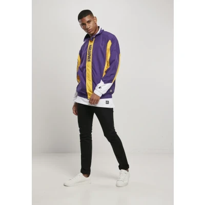 Abbildung von Starter Trainingsjacke, Herren, Größe: Small, Realviolet/californiayllw/wht