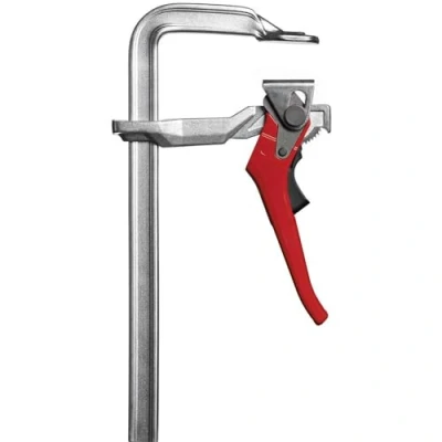 Abbildung von BESSEY Hebelzwinge GH16, Spannweite 160 mm Ausladung 80 mm, Exzenter aus Sinterstahl besonders verschleißfest, Gewicht 0,64 Kg