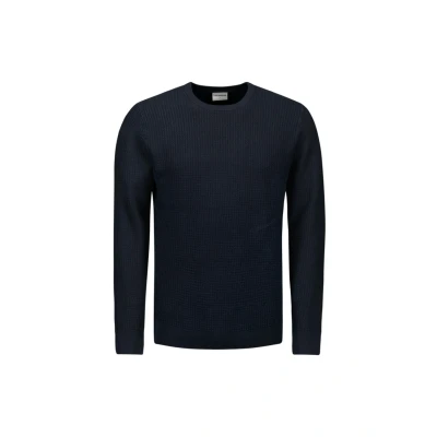 Abbildung von NO Excess Crewneck Strickpullover, Herren, Größe: XXL, Blue