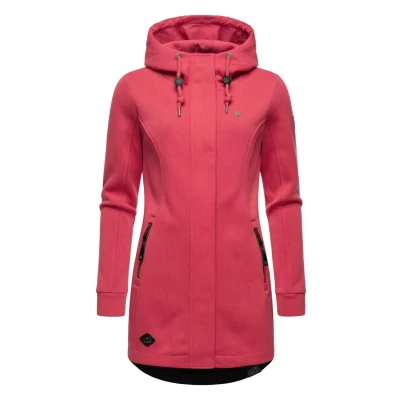Abbildung von Ragwear Letti Bonded Sweatjacke, Damen, Größe: XS, Raspberry
