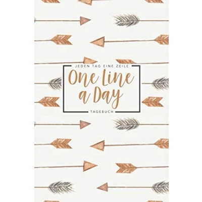 Abbildung von One Line a Day jeden Tag Eine Zeile Tagebuch: Das 5 Jahre Tagebuch für einen Satz oder Gedanken Ausfüllbuch positives Denken pro Boho Design