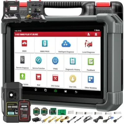 Abbildung von LAUNCH X431 IMMO Plus obd2 Diagnosegerät Auto mit ECU Codierung,Vollständige Schlüsselprogrammierung,mit 39+ Reset Service,ABS, Öl, EPB, DPF, BMS, SAS usw