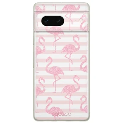Abbildung von Babaco ERT Group Handyhülle für Google Pixel 7 Original und offiziell Lizenziertes Muster Flamingo 001 optimal an die Form des Handy angepasst, hülle aus TPU