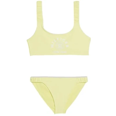 Abbildung von Tommy Hilfiger Mädchen Bikini Bralette Set, gelb (Yellow Tulip), 8 10 Jahre