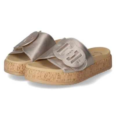 Abbildung von Gabor Pantolette hoch, Damen, Größe: 36, Beige Leder