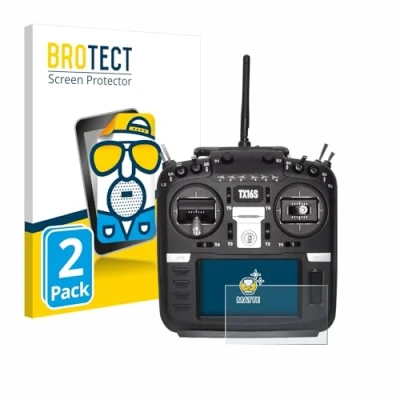Abbildung von BROTECT Entspiegelungs Schutzfolie für Radiomaster TX16S (2 Stück) Matte Displayschutz Folie, Anti Reflex, Fingerprint