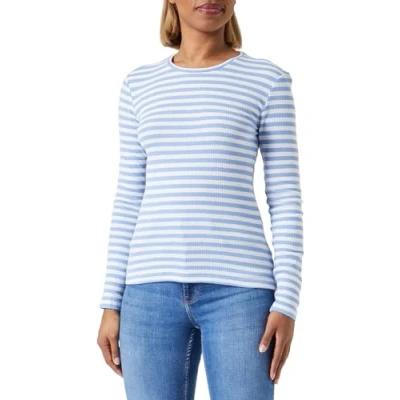Abbildung von Pieces RUKA Langarmshirt, Damen, Größe: Small, Hydrangea