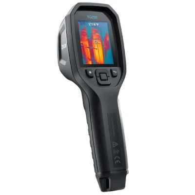 Abbildung von FLIR TG298 Wärmebildkamera mit Hochtemperatur Spot IR Superauflösung (320 x 240) und Bullseye Laser: Industrielle Infrarot Spotkamera für Hochtemperaturanwendungen
