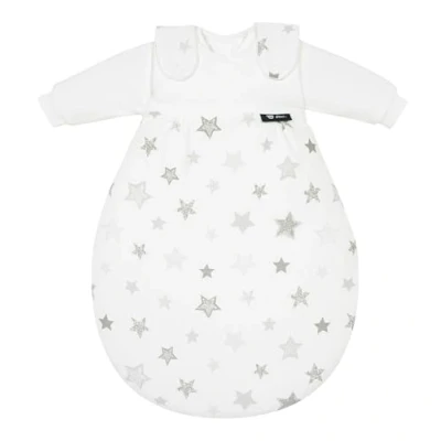 Abbildung von Alvi® Babyschlafsack Alvi Schlafsack Baby Mäxchen 3tlg. Exclusiv, Winterschlafsack größenverstellbar mitwachsend atmungsaktiv mit umlaufendem Reißverschluss aus Baumwolle