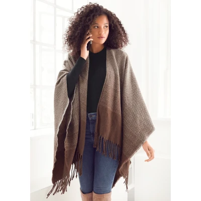 Abbildung von Lascana Schal, Damen, Größe: One Size, Beige braun