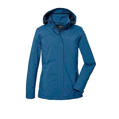 Abbildung von killtec Damen Funktionsjacke/Outdoorjacke mit abzippbarer Kapuze KOS 42 WMN JCKT, dunkel ozean, 34, 41282 000