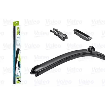 Abbildung von Scheibenwischer Valeo Hydroconnect 578509 550mm vorne Rahmenlos Hakenbefestigung OPEL: Zafira B, MERCEDES BENZ: A Klasse, FORD: Mondeo 5 Kombi