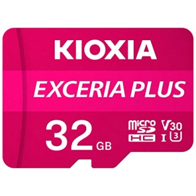 Abbildung von Kioxia SD MicroSD Card 256GB 100MB/s Exceria Plus U3 V30 4K Video Recording