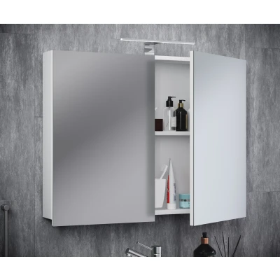 Abbildung von VCM Spiegelschrank Holz Badmöbel Spiegel Badinos 80 cm (1 St)