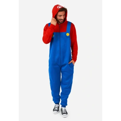 Abbildung von Opposuits Mario Jumpsuit, Herren, Größe: Large, Red