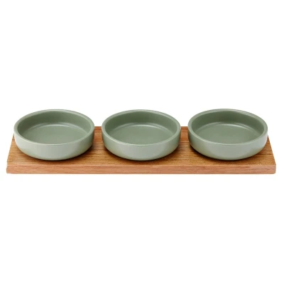 Abbildung von ladelle HOST Schalen &amp; Tablettset salbeigrün