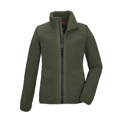 Abbildung von killtec Mädchen Fleecejacke/Übergangsjacke KOW 137 GRLS FLC JCKT, dunkeloliv, 140, 39879 000