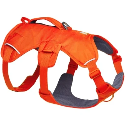 Abbildung von Ruffwear Hunde Geschirr Hundegeschirr Web Master Harness Blaze Orange
