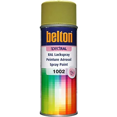Abbildung von belton spectRAL Lackspray RAL 1002 sandgelb, glänzend, 400 ml Profi Qualität