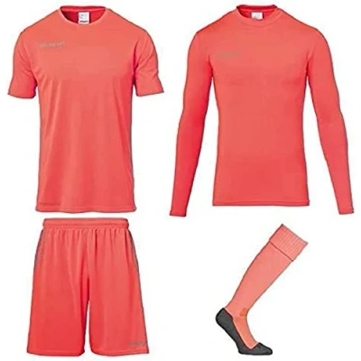Abbildung von Uhlsport Kinder Score Torwart Set, Fluo rot/Grau, 128