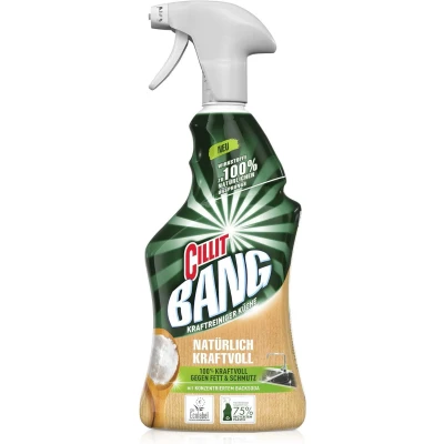 Abbildung von Cillit Bang Natürlicher Kraftreiniger Küche/Kraftvoll Spray/gegen Fett &amp; Schmutz 750ml