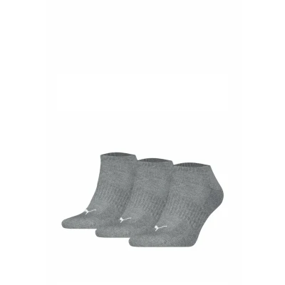 Abbildung von Puma 3P Cushioned Ankle Sock Grau Gr 39/42