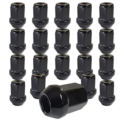 Abbildung von 20 Radmutter M12x1,5 60 Kegelbund geschlossen schwarz SW 19mm KEMUTTER1215GESSW