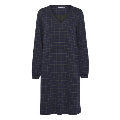 Abbildung von Fransa Blenda Strickkleid, Damen, Größe: Large, Peacoat mix