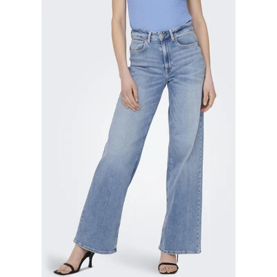 Abbildung von ONLY Onlmadison Blush HW WIDE Flared Jeans, Damen, Größe: Mx32, Light blue denim