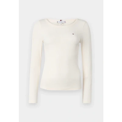 Abbildung von Tommy Hilfiger SLIM Langarmshirt, Damen, Größe: Large, Calico