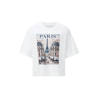 Abbildung von Rich &amp; Royal Tshirt print, Damen, Größe: Large, White