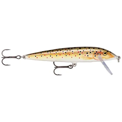 Abbildung von Rapala X Rap Countdown Angelköder Angelzubehör aus Balsaholz Süßwasser Spinnköder Lauftiefe 0.6 1.2m Fischköder 5cm, 4g Hergestellt in Estland Brown Trout