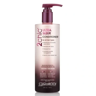 Abbildung von Giovanni Cosmetics 2chic Brazilian Keratin and Argan Oil Ultra Sleek Conditioner, 24 OZ