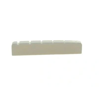 Abbildung von Kaish Gitarrensattel aus Rinderknochen mit flacher Basis, 43 x 6 mm, für LP Les Paul Gitarren