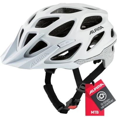 Abbildung von ALPINA MYTHOS REFLECTIVE Reflektierender, Optimal Sichtbarer &amp; Sicherer Fahrradhelm Mit Fliegennetz Für Erwachsene, white reflective, 52 57 cm