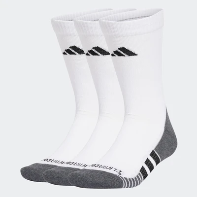 Abbildung von adidas Unisex PERFORMANCE CLIMACOOL CUSHIONED CREW 3P, White/Black, 6.5 8