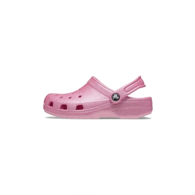 Abbildung von Crocs Classic Clog Clog, Glitzerschuh, Babyschuh, Sommerschuh mit allover Schimmer