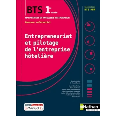 Abbildung von Entrepreneuriat et pilotage de l&#039;entreprise hôtelière BTS1 (BTS MHR) Livre + licence élève