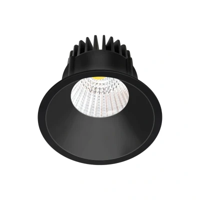 Abbildung von Arcchio LED Downlight Niria, schwarz, 2.700K