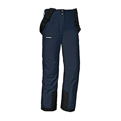 Abbildung von Schöffel Mädchen Ski Pants Joran G, wind und wasserdichte Kinder Schneehose, Skihose mit Schneefang Hosenträgern, navy blazer, 128