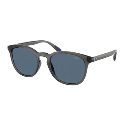 Abbildung von Polo Ralph Lauren Unisex Sonnenbrille, Größe: 52, Shiny transparent grey