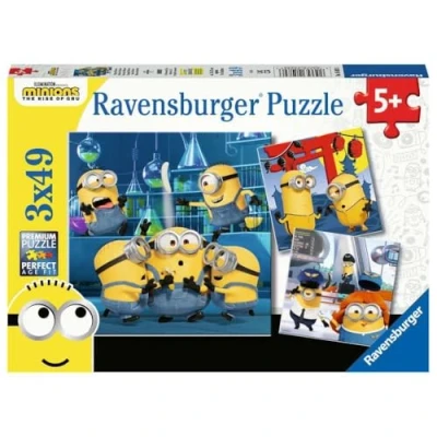 Abbildung von Ravensburger Kinderpuzzle Witzige Minions 3x49 Teile ab 5 Jahren