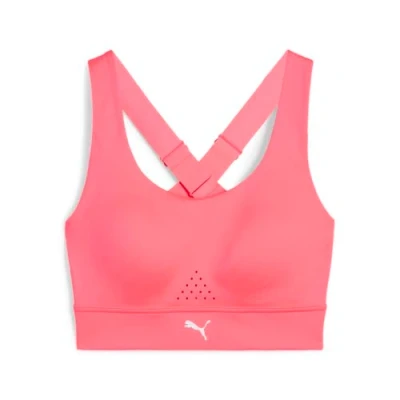 Abbildung von Puma RUN BRA Sportbh mit starker Stützkraft, Damen, Größe: Small, Sunset glow