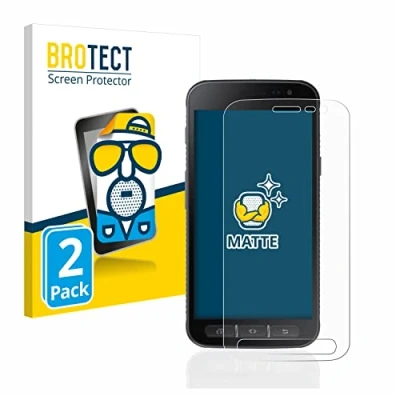 Abbildung von BROTECT Entspiegelungs Schutzfolie für Samsung Galaxy Xcover 4 / 4s (2 Stück) Matte Displayschutz Folie, Anti Reflex, Fingerprint
