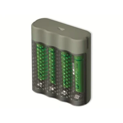 Abbildung von GP 4 Port USB Ladegerät/Kassetten (3 Stück)