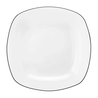 Abbildung von Seltmann Weiden Lido Black Line Suppenteller eckig 21 cm
