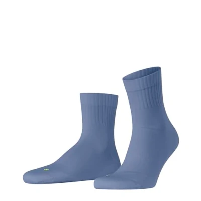 Abbildung von FALKE Unisex Socken Run U Sso Baumwolle Funktionsmaterial einfarbig 1 Paar, Blau Smoky Blue 6483 Rib, 39 41