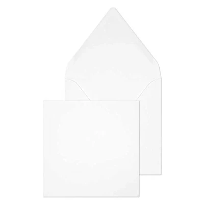 Abbildung von Blake Purely Everyday ENV2255 quadratischer Briefumschläge Naßklebung Weiß 155 x mm 90g/m² 500 Stück