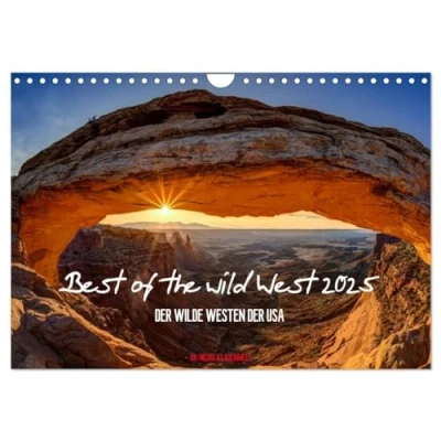 Abbildung von Best of the wild West 2025 (Wandkalender DIN A4 quer), CALVENDO Monatskalender